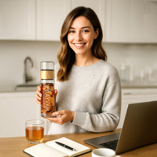 Elegante Teeflasche mit Infuser